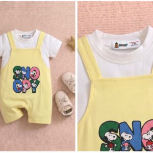 Snoopy Sunshine Dungaree Romper